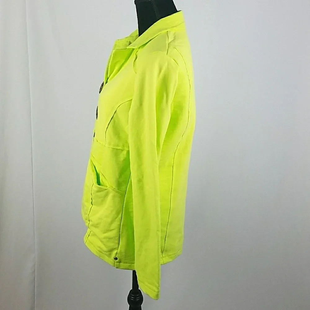 Neon Buddha women M green neon jacket - Picture 3 of 5